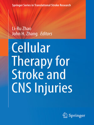 cover image of Cellular Therapy for Stroke and CNS Injuries
